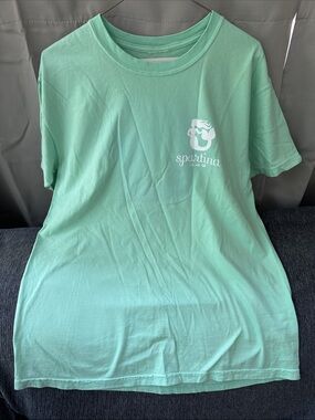 Spartina 449 Mint Green Mermaid Short-Sleeve Tee sz L